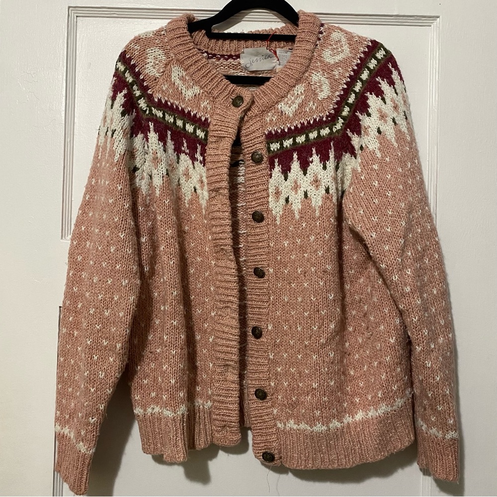 VINTAGE JESSICA FOR SEARS KNIT CARDIGAN